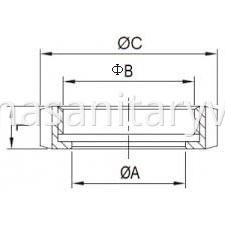 mancon nut 4 slots M-13R